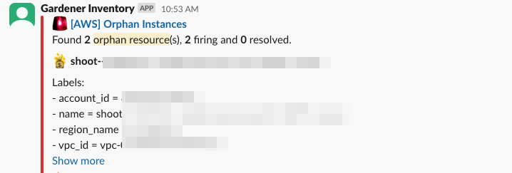 Slack Alert